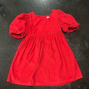Gap Kids Little Girls Red Corduroy Dress (Sz XS)